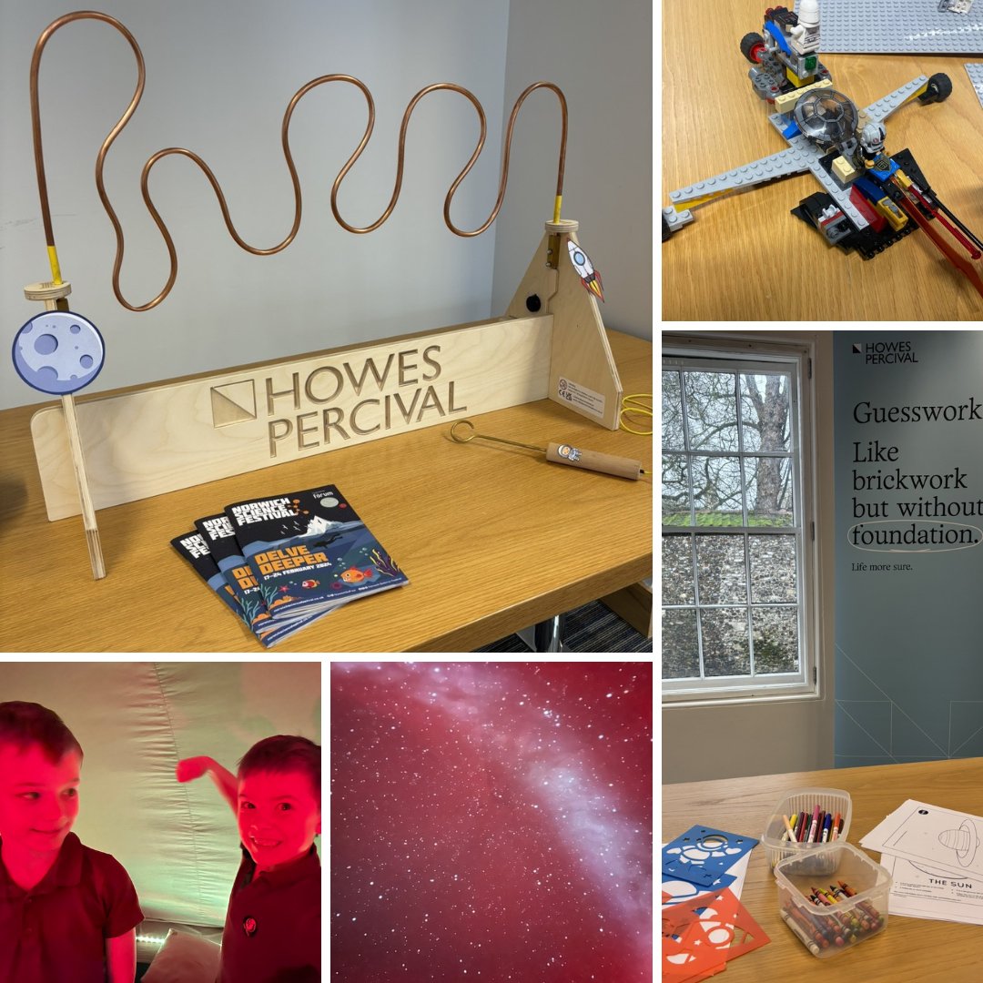 HowesPercival's tweet photo. We were excited to host an exclusive showing of ‘The Wonder of Space’ Explorer Dome show yesterday for a number of close clients, colleagues and friends of Howes Percival, along with their families. Thank you to everyone who joined us! #NorwichSciFest #LifeMoreSure https://t.co/S5SyGacx9g
