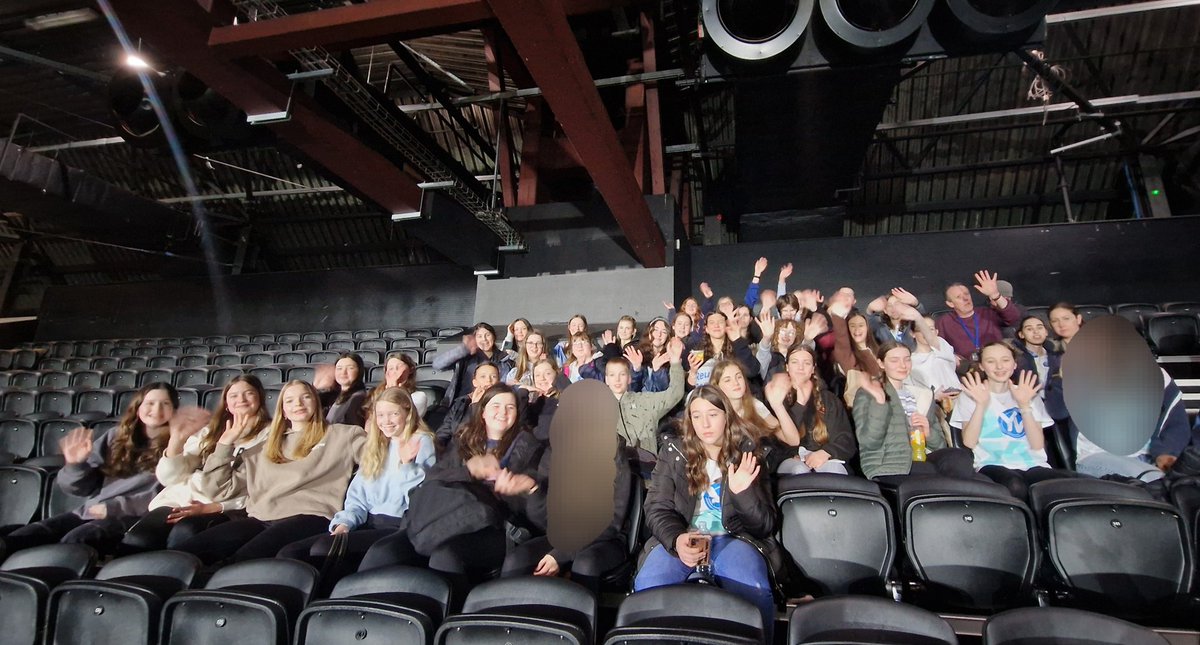 First ones in the auditorium at Young Voices today <a href="/YVconcerts/">Young Voices</a> !!
Very excited to do some singing!