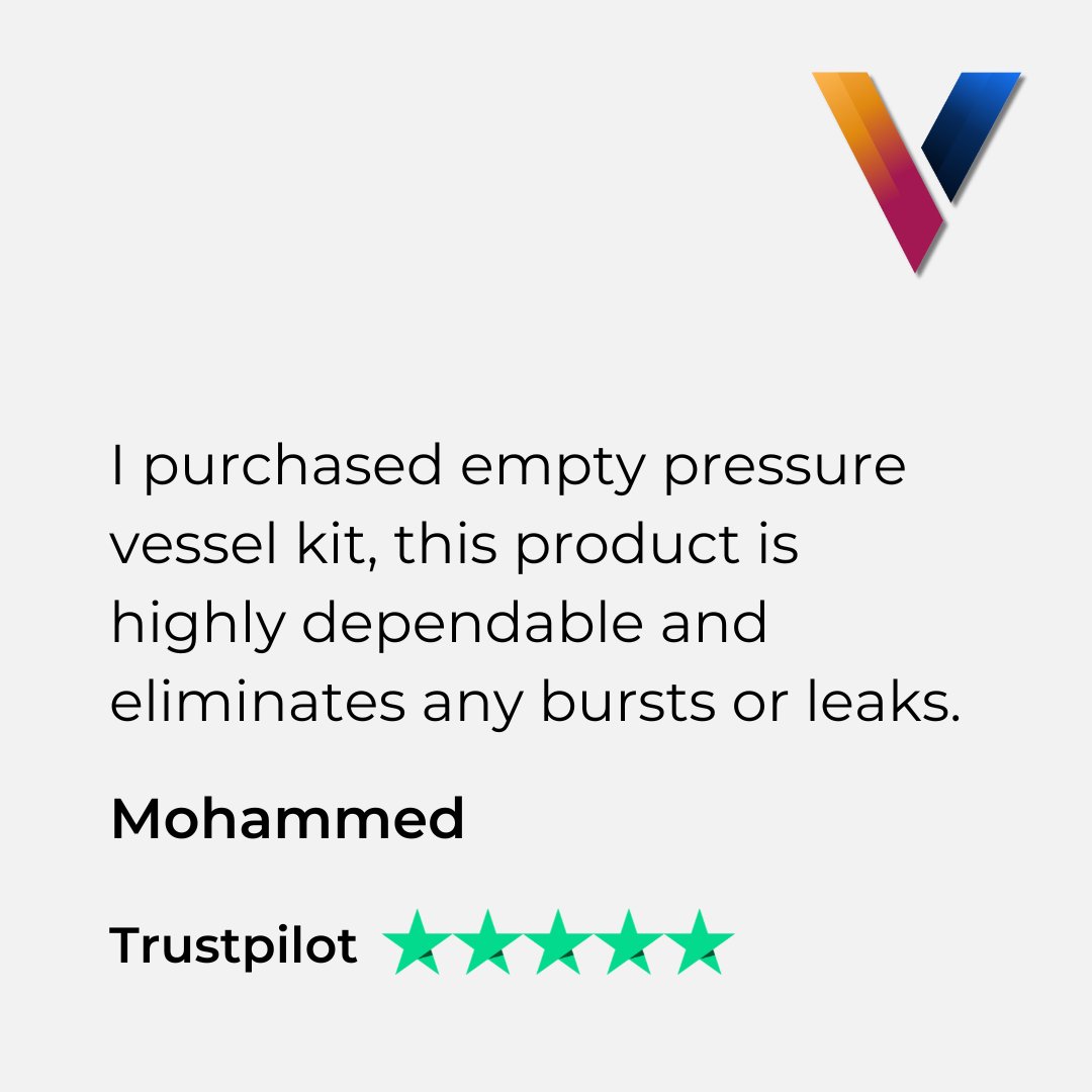 5-Star Review from Mohammed! Thanks!

If you have anything to say about our products or services please do leave as a Review on Google or Trustpilot.

Visit us @ vyair.com

#vyair #waterfiltration #cardetailing #reverseosmosis #pressurevessels