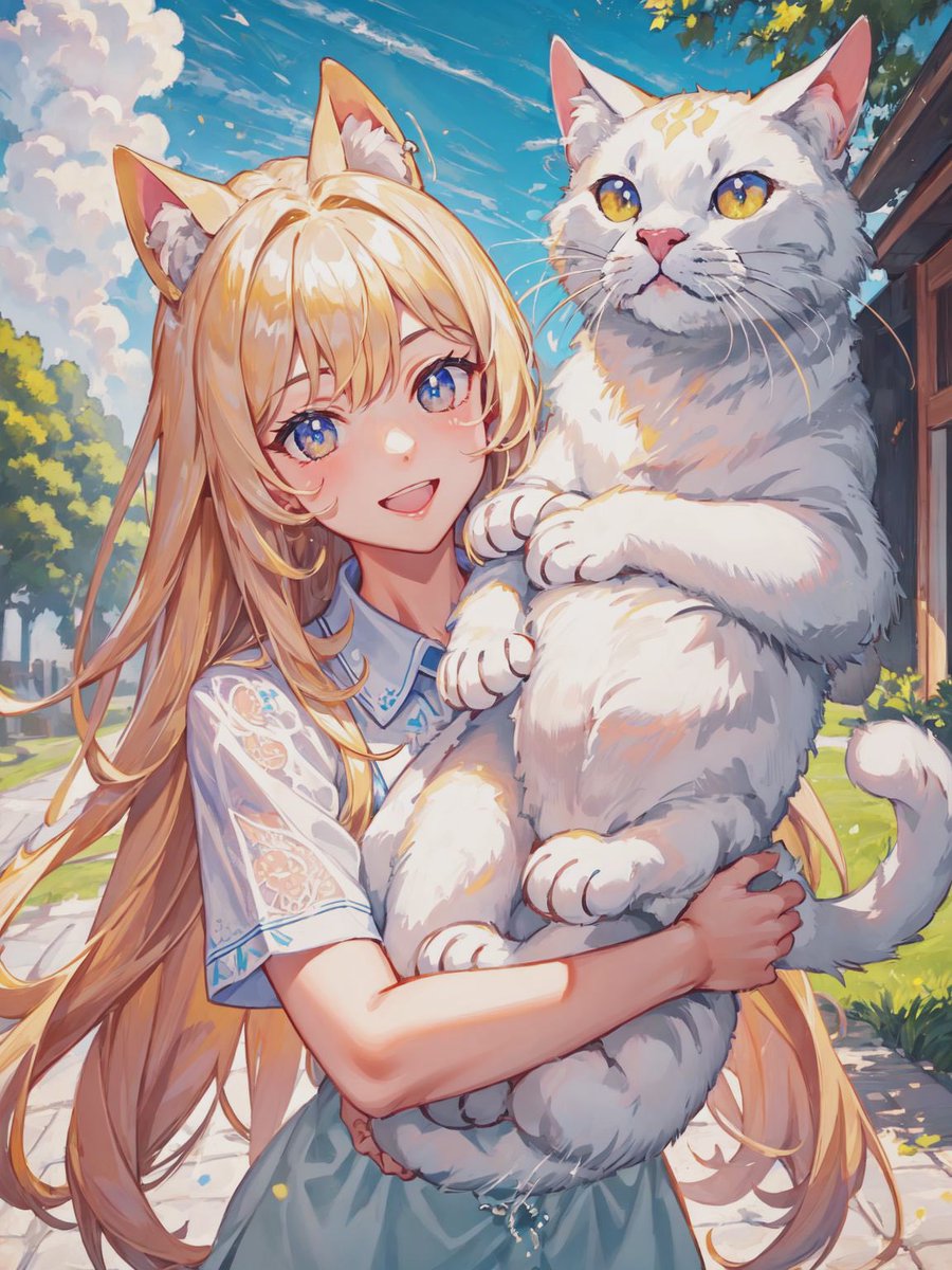 fun_ai_'s tweet photo. AI『ビッグにゃーん』

#AI物語 #AIart #猫 #猫の日 https://t.co/OvuAKLtGgq