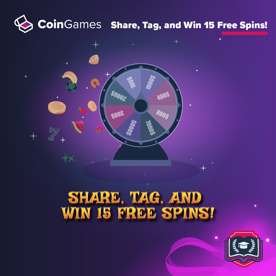 CoingamesAcad's tweet photo. 💥Share, Tag, and Win 15 Free Spins!
🎥Gear up for an epic journey! Share one of our enlightening Academy youtube videos on X, tag us, and claim 15 free spins by opening a Discord ticket.
Brace yourself for more gaming thrills! 🎉
#CoingamesAdventure #FreeSpinsChallenge