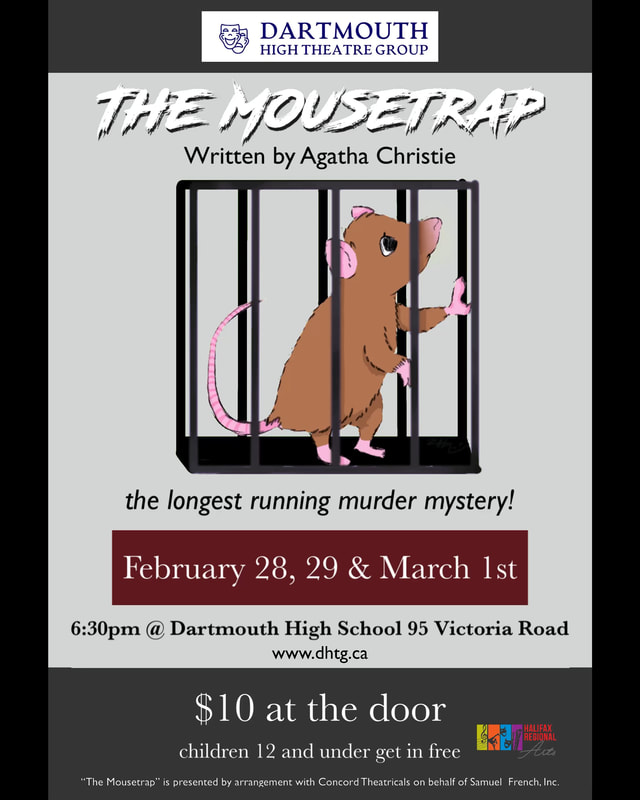 Our DHS grade 11/12 drama students have been working hard to bring you their first theatre production! We invite you to come support our actors in Keating Hall, Feb. 28th-March 1st at 6:30pm. Tickets are $10 at the door. Children 12 and under are free. Make this a family event!