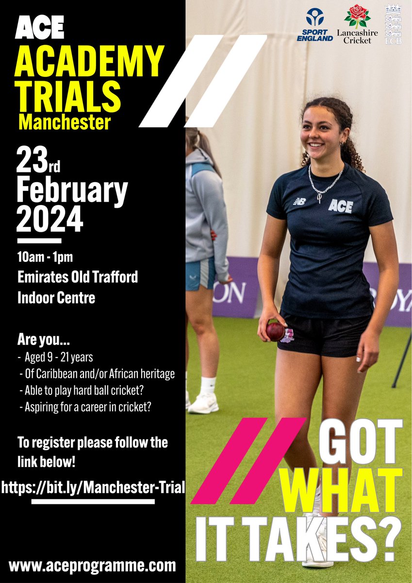 AceProgramme's tweet photo. 3 down 3 to go.

The last 3 ACE Trials are here!

Think the Academy will be a good environment for you?
Ready to show us what you've got?
Haven't registered yet?

There's still time. Head to https://t.co/y7pffLMxD5 more info and to register for your chosen location https://t.co/w5OAAJNXEw