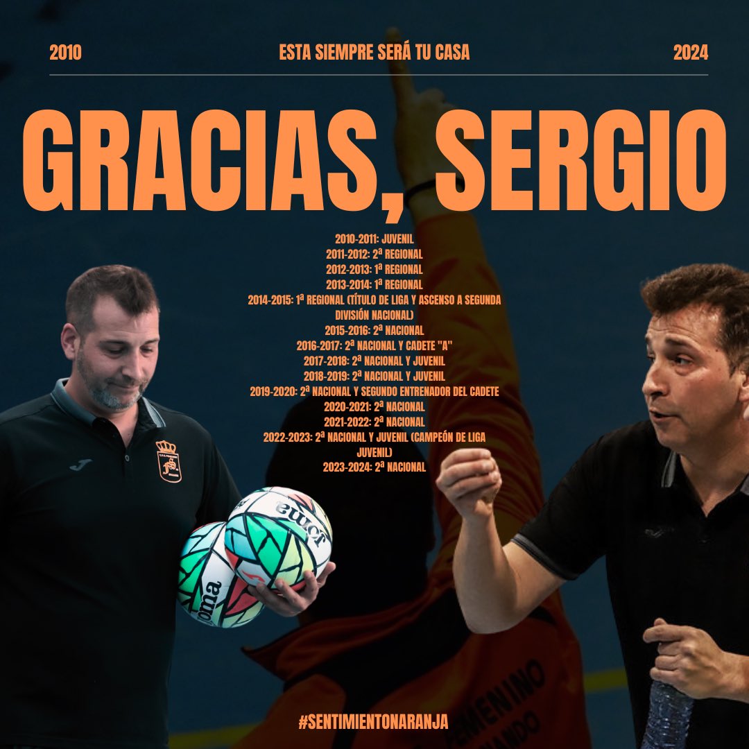 📝 NOTICIA | Después de 14 años, <a href="/Sergio9Breton/">Sergio Bretón</a> se despide este sábado de nuestro club 

🔚 Tras el partido ante <a href="/Segosala/">CD Segosala</a> (18:30h.), le rendiremos un bonito homenaje para despedirle

🏠 Te deseamos lo mejor en tu nuevo retos. Esta siempre será tu casa.

#GraciasSergio #123Sanfer