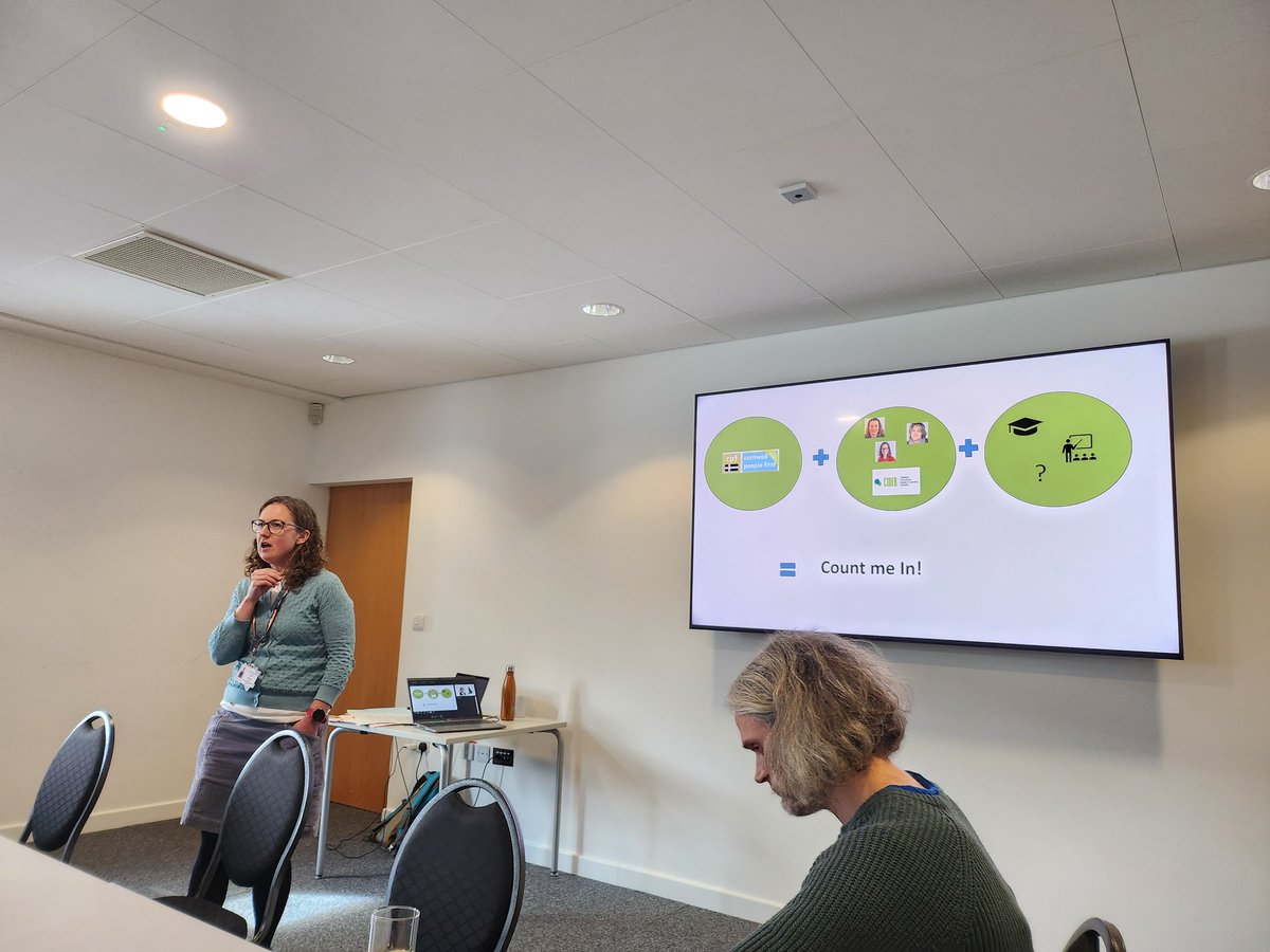 I popped in ( mainly for the lunch! 😀) at the  NHSE REN3 funded grant 2nd co-production workshop led by <a href="/jazznhenry/">Sarah</a> <a href="/Ruth_Bishop2/">Ruth Bishop</a> for @CiderCft &amp; was blown away by the work going on to make commerical research inclusive. Real life examples &amp; opportunities to make a difference!