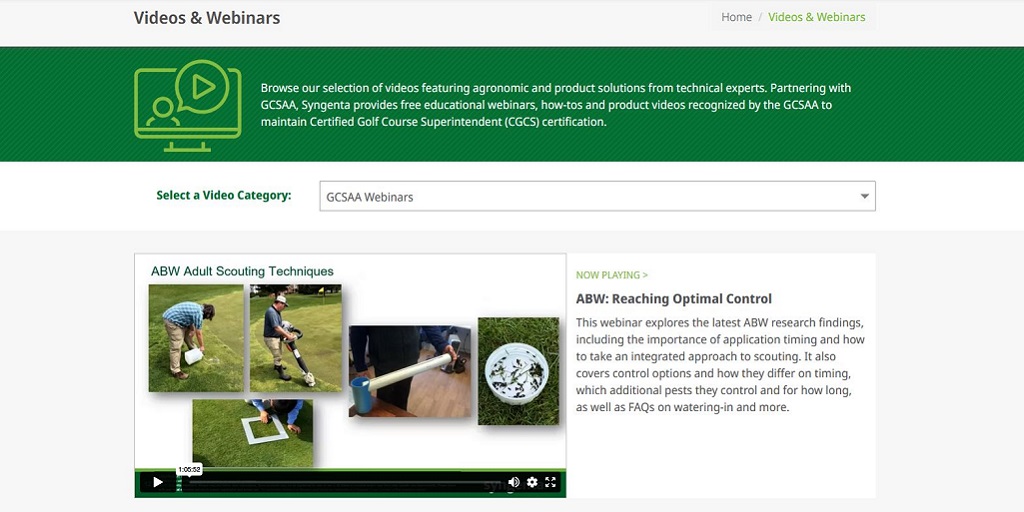 SyngentaTurf's tweet photo. 📚 The busy spring season will be here before we know it – are you ready? Study up with FREE educational webinars to keep your #TurfKnowledge sharp!
Plus, these webinars can help you maintain your CGCS certification: https://t.co/uZigtnXlDi https://t.co/vjcuSLZcnh