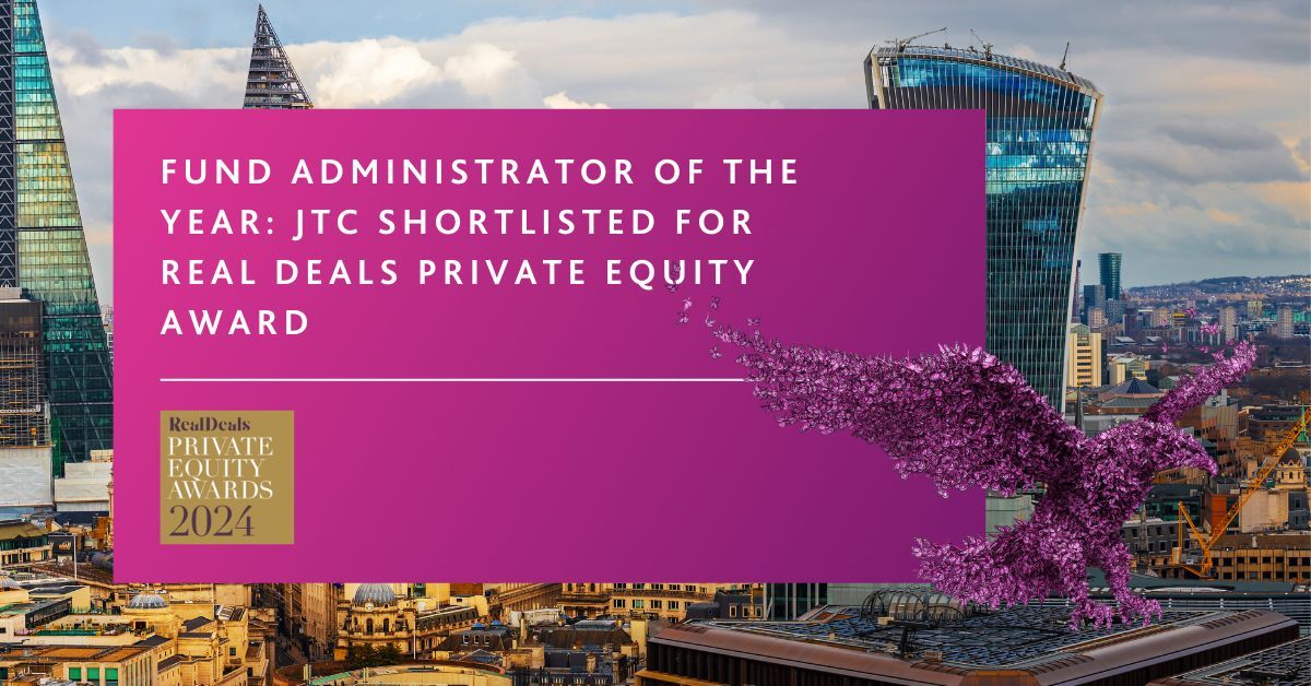 We are delighted to announce that JTC has been shortlisted in the Fund Administrator of the Year category at the Real Deals Private Equity Awards for 2024. To find out more about our private equity and alternative solutions, click here: bit.ly/49ItYjn