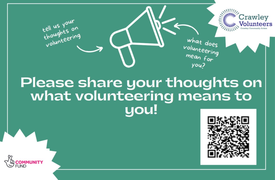 What does volunteering mean for you? Please tell us your thoughts on volunteering here, it will take 2-3 minutes -  jamboard.google.com/d/1QEOVPhv31pM… @spottedcrawley @crawleybc @CreativeCrawley @CrawleyTCBID @MidSussexVA @volunteerTVA @VolActionRB @MyHorsham @3VAsupportVCS @TNLComFund