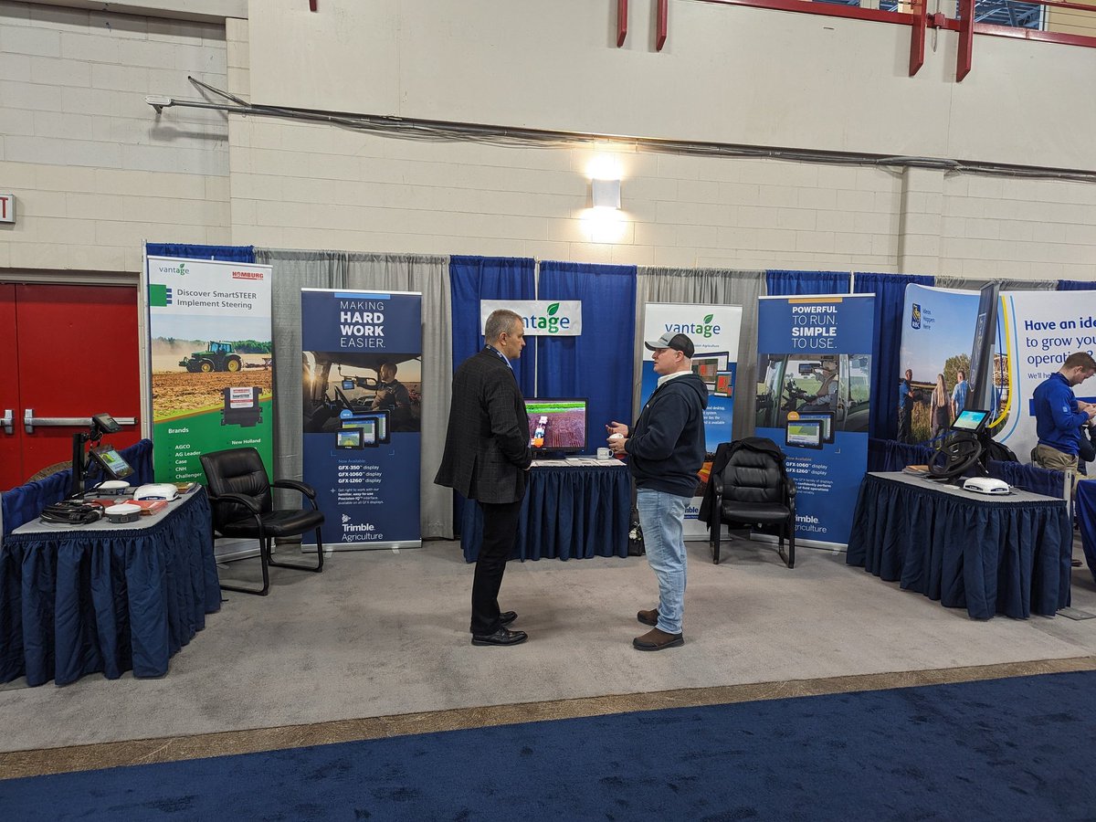 Be sure to stop by <a href="/Vantage_Canada/">Vantage Canada</a> and <a href="/Trimble_Ag/">Trimble</a> set up at the <a href="/PEIPotatoExpo/">International Potato Technology Expo</a>