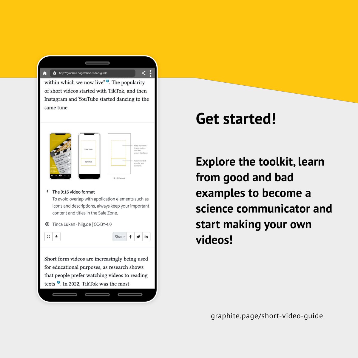 HIIG Berlin (@hiig_berlin) on Twitter photo And don't forget: Every researcher has what it takes to become a science communicator! Together with <a href="/LukanTinca/">Tinca Lukan</a>, we want to #empower you to become short-form video #storytellers to share ideas, inspire curiosity & connect with the world! #scicomm
👉 graphite.page/short-video-gu… And don't forget: Every researcher has what it takes to become a science communicator! Together with <a href="/LukanTinca/">Tinca Lukan</a>, we want to #empower you to become short-form video #storytellers to share ideas, inspire curiosity & connect with the world! #scicomm
👉 graphite.page/short-video-gu…