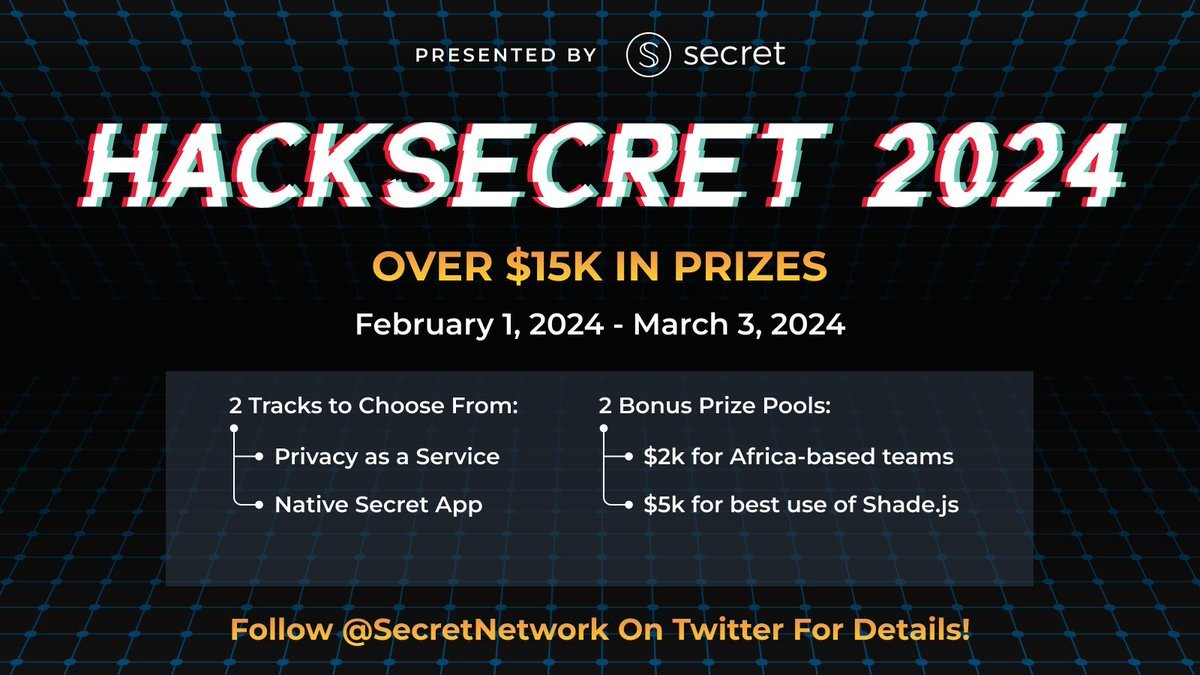 SCRTAfrica's tweet photo. #HackSecret2024 continues TODAY!

Don't miss #HackSecret2024 Project Review and Feedback TODAY, February 22nd, 2024 at 16:00UTC / 5:00pm WAT. 

Stay updated with #HackSecret events and schedules at https://t.co/yIfa385cQC

RSVP: https://t.co/OtAYikc59s https://t.co/UwMYnCIDxH