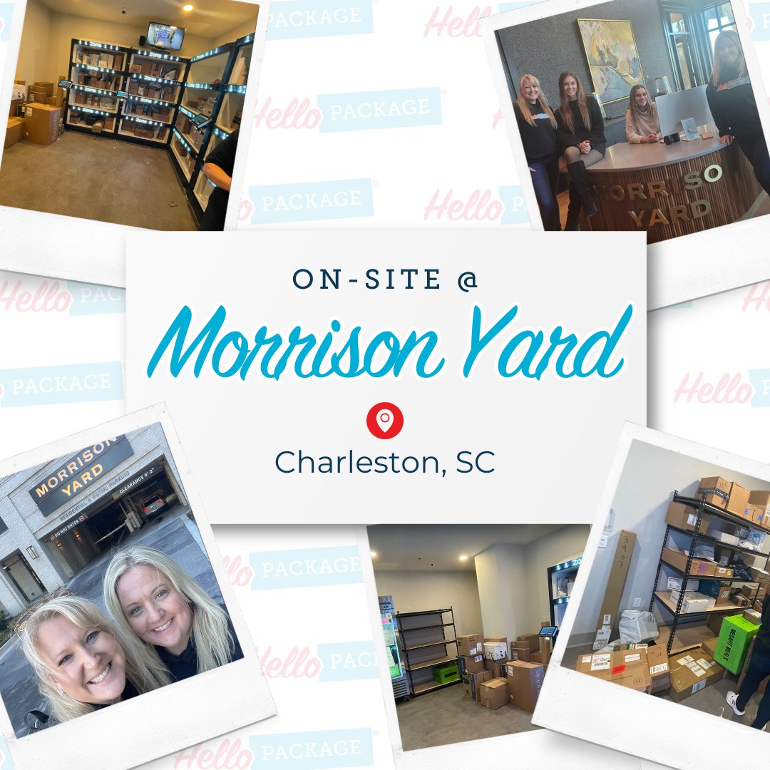 HelloPackage's tweet image. Shoutout to the #MorrisonYard team in Charleston for hosting the #HelloPackage team! We&apos;re excited about changing the #mutlifamily package &amp;amp; delivery driver management solution industry in the #CharlestonSC market 👏📦🚚

#HelloPackageSolution #PackageSolutions #PackageManagement