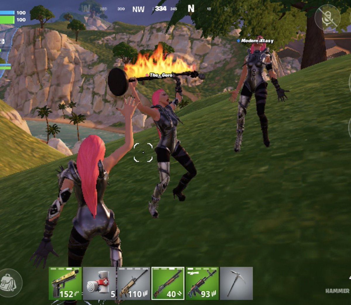 allurequinn's tweet photo. gays fighting as lady gaga in fortnite😭😭 https://t.co/AEGX2JFtKe