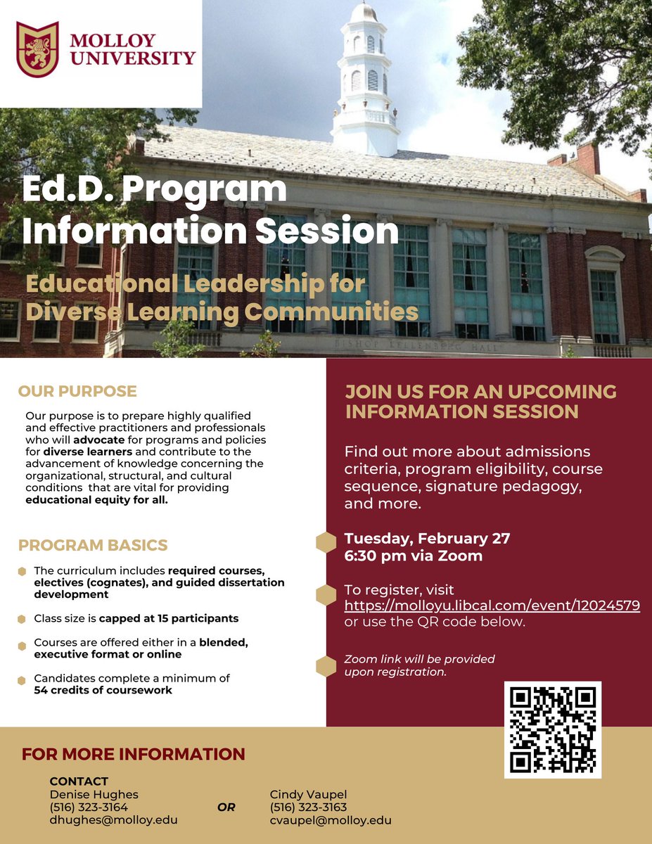 Molloy University Ed.D. tweet media