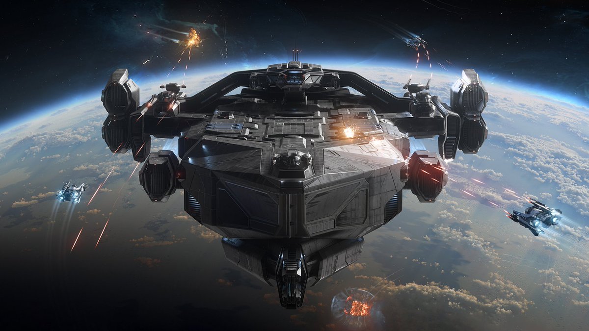 BTV_Cast's tweet photo. For those of you wanting the 1920x1080 perfectly centered image from yesterday, you're welcome. Feel free to download!

Other canvas sizes and edits in the comments section.

#StarCitizen