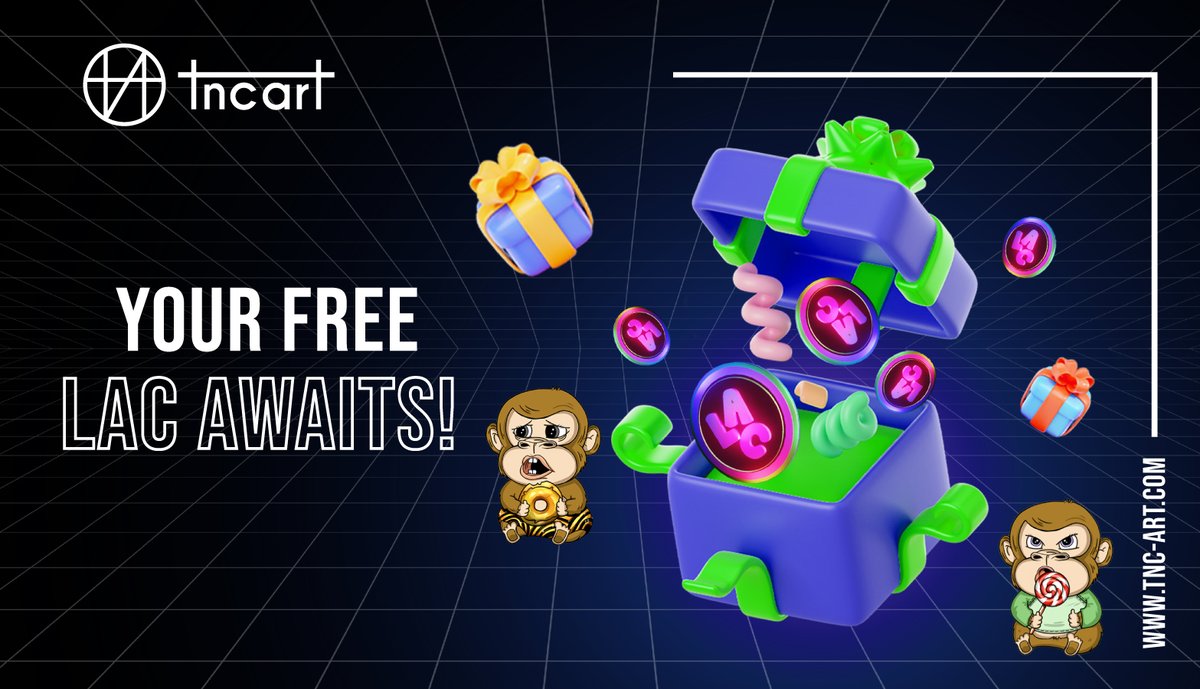 TNCartteam's tweet photo. Holders of Lady Ape, Baby Ape, and DNA NFTs, your rewards await!

Whether you hold Lady Ape, Baby Ape, or DNA NFTs, you're eligible for LAC Airdrop rewards of up to 4000 Lady Ape Coin!

Missing out is not an option! 

Grab your rewards now https://t.co/9xxQVQ59k8

#TNCArt #LadyApeClub #LAC