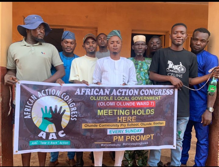 EngrJohnsonTK1's tweet photo. @aacparty AAC,Oluyole LGA (olomi/olunde)ward 7 meeting startd since 17th of Sep. 2023 online,n visually 12th of Nov. 2023,at olunde primary schl.which continue 2 holds every Sun 5pm to 6pm,kindly help repost 2 av more members of like minded within d ward.#wecancontinuelikethis, https://t.co/bWe2JiLB0t