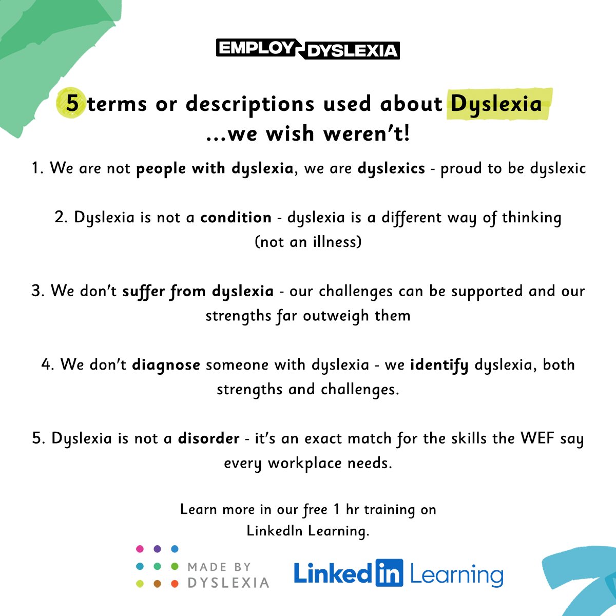 Made By Dyslexia tweet media