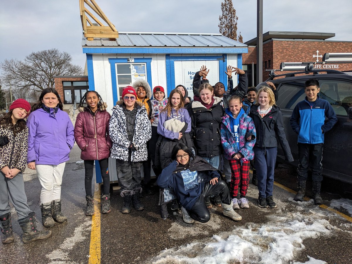 Carl0sr0que's tweet image. Look what popped up by my school. @TinyHomeTakeout We took a couple of minutes to walk over and watch a video by @Fr_Toby from a couple of yrs. ago.

We discussed the graph provided where people wanted in general to meet in community and the need for faith in people's lives.