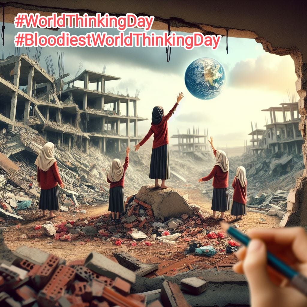 #BloodiestWorldThinkingDay ...