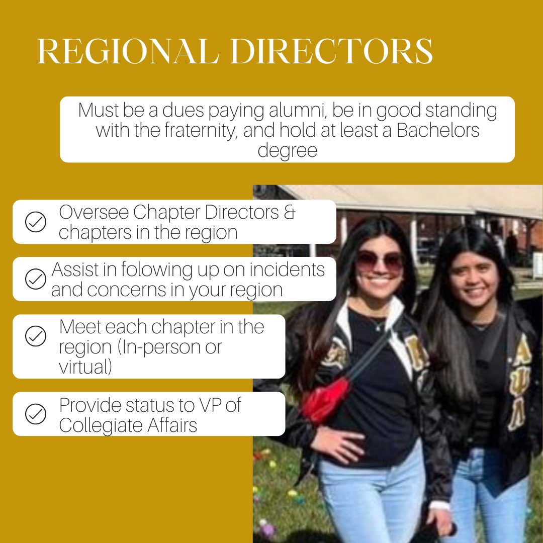Alumni! Are you looking for a way to get involved and make a positive impact on your familia? If you’re interested in applying for any of the following positions go to the form in the Linktree #familiaforever #apsi #staynoble