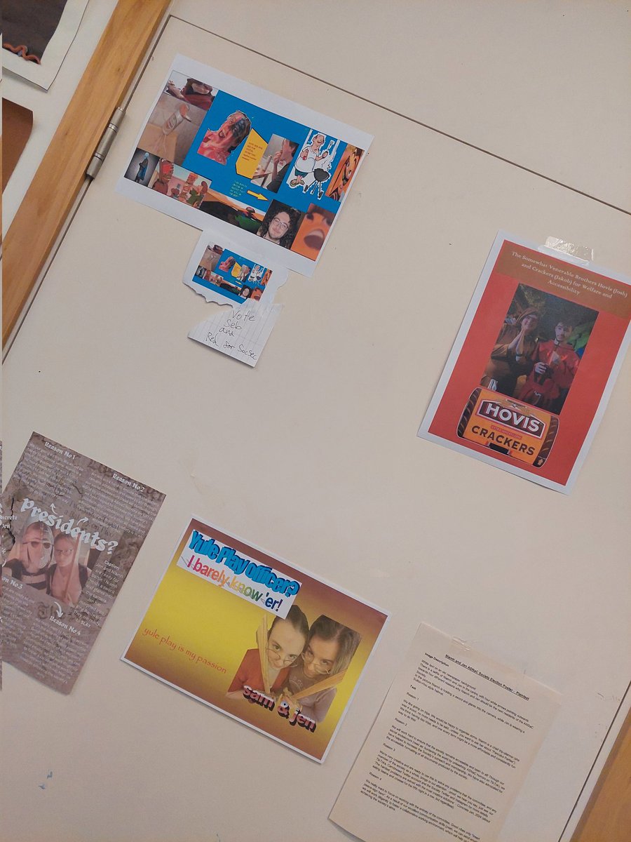 Election Countdown!
The annual committee elections are taking place in the next few weeks and the campaign poster door is beginning to fill up...