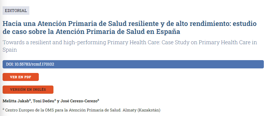 Revista Clínica de Medicina de Familia tweet media