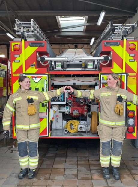15 days to go to #internationalwomensday and we love this photo of Megan and Marianne, instructors from Hertfordshire Fire Cadets <a href="/nfcc/">National Foundation for Credit Counseling (NFCC)</a> <a href="/WFSUK1/">Women in the Fire Service UK</a>  #inclusion #IWD24
