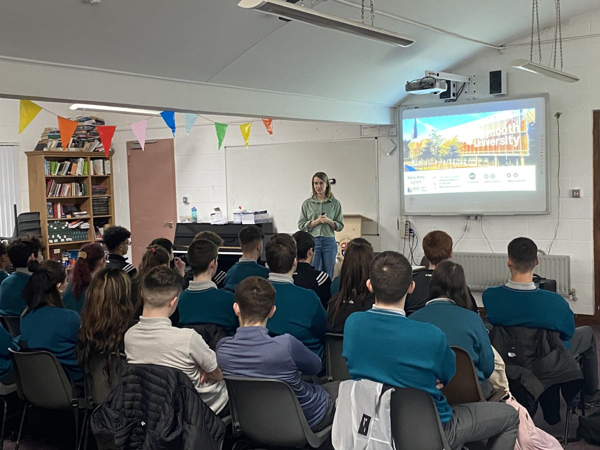 Huge thank you to Mary Kate Lynch <a href="/MaynoothCAO/">Maynooth University Undergraduate Admissions</a> for her wonderful presentation to our 6th years <a href="/HartstownCS/">HartstownCS</a>