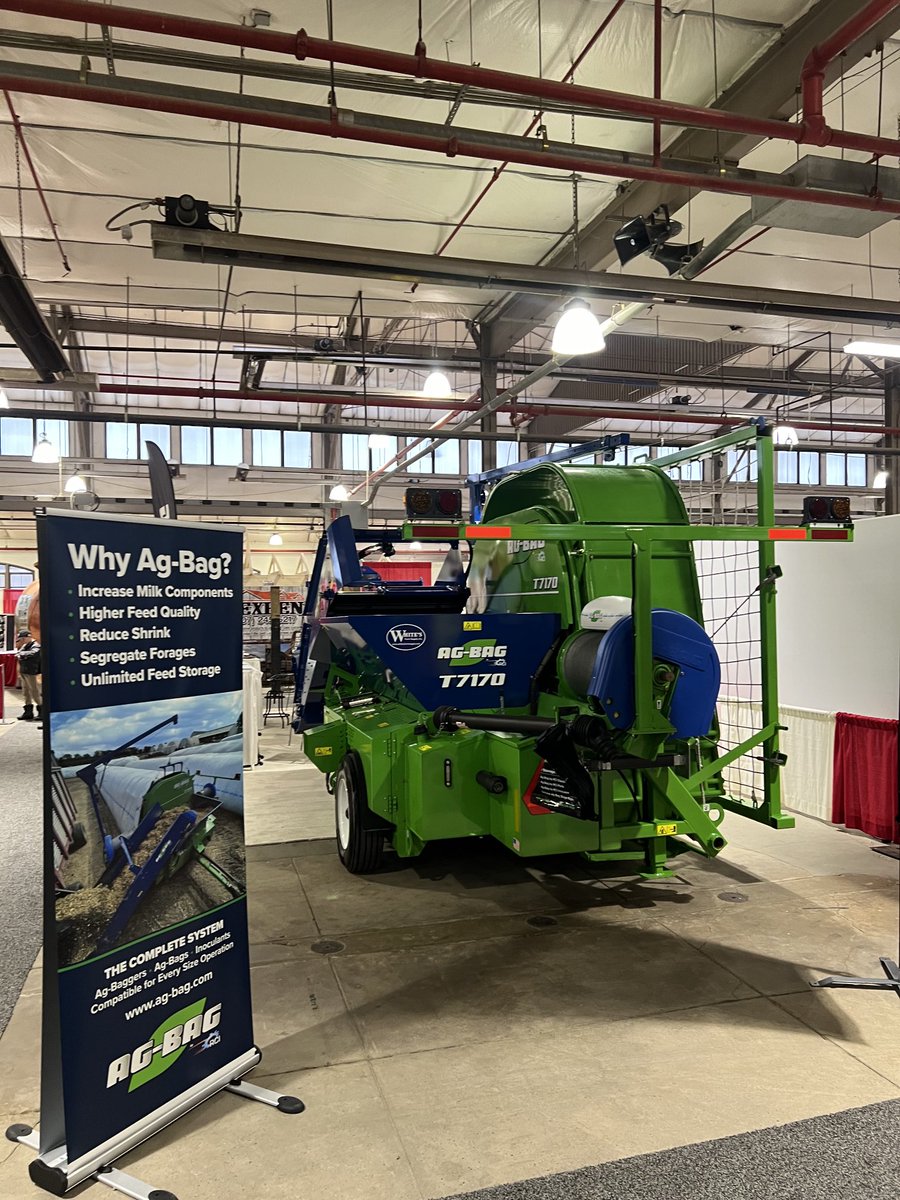 AgBagTaylor's tweet photo. Ag-Bag by RCI is at the NY Farm Show in Syracuse NY through Saturday. Come see what’s new with the new T-Series Ag-Baggers. We are located in the Dairy Building, Booth GH #agbag #rci #nyfs #nyfs24 https://t.co/AKAG9AHQPF