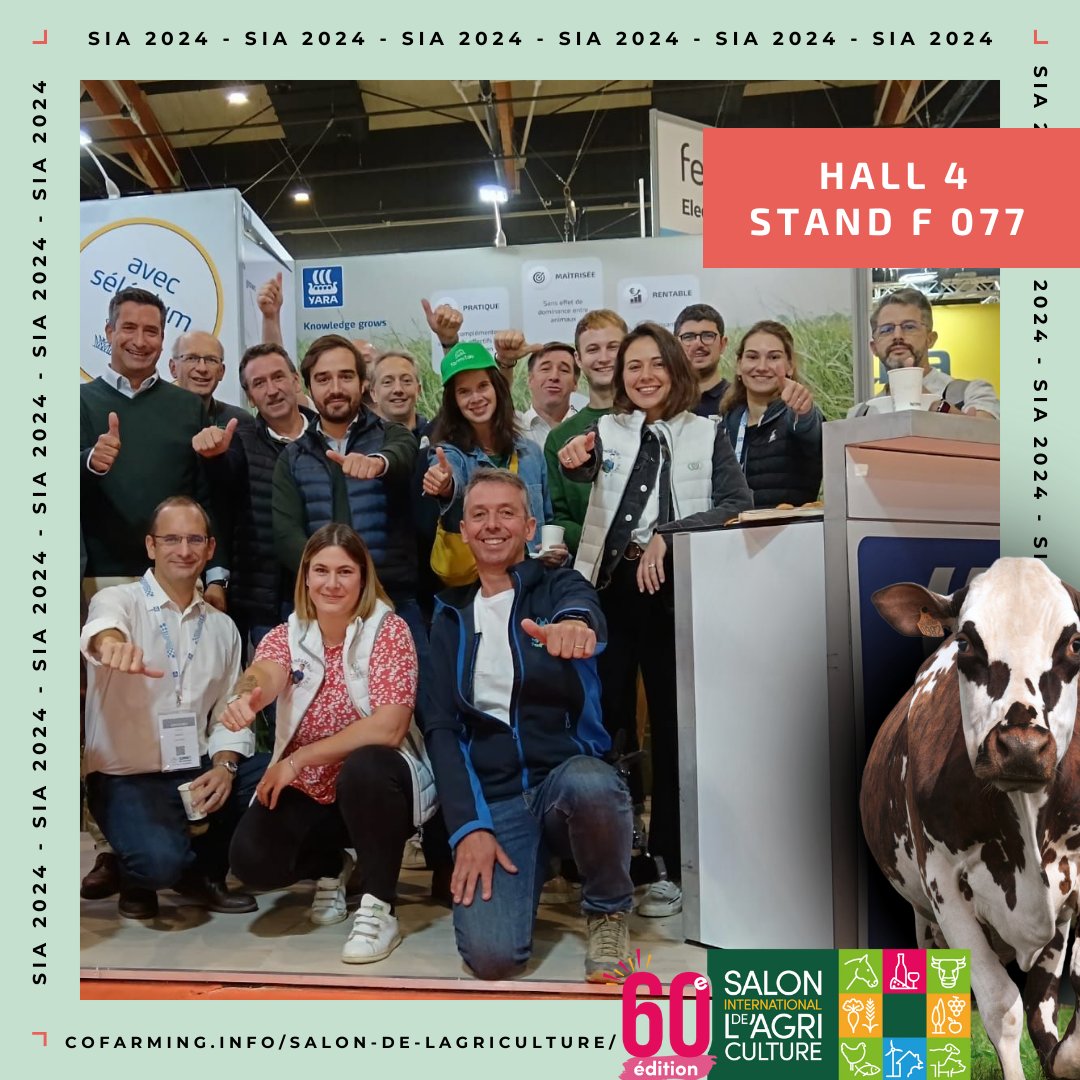 Co_Farming's tweet photo. Le @Salondelagri c'est demain!🚜
Toute l'équipe du #CoFarming est impatiente de vous accueillir stand F 077, hall 4 durant ces 9 jours de salon ! 🎉
💥11 temps forts adhérents
🎤8 tables rondes
🚨La remise des prix du #CoFarmingTour2023
👉Infos sur https://t.co/99AEpP4Nsw https://t.co/liKifej6e8