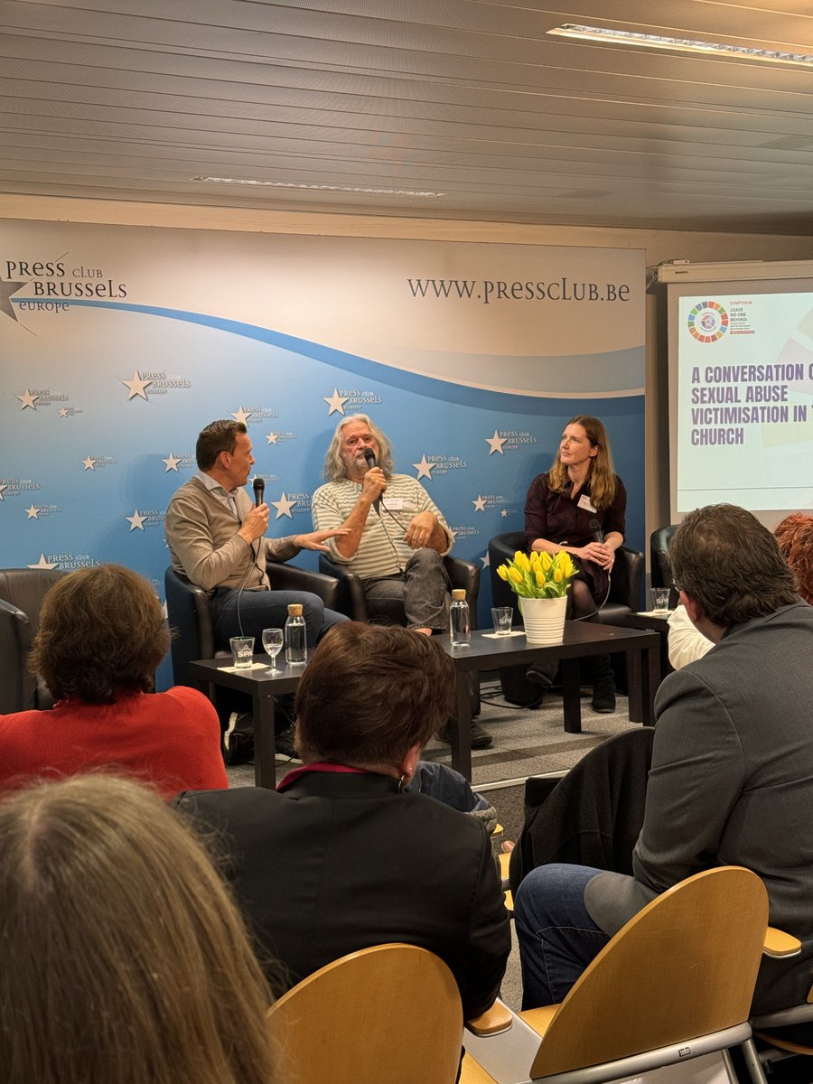 Victim Support Europe (@victimsupporteu) on Twitter photo 📢 A powerful testimony by Staf Van Pelt on sexual abuse victimisation in the church. Guided by Bart Claes of <a href="/CAWGroep/">CAW</a>, this dialogue is crucial in raising awareness of this complex issue.
<a href="/EU_Commission/">European Commission</a> <a href="/Europarl_EN/">European Parliament</a> @EU2024BE <a href="/un_osd/">UN Office for Sustainable Development</a> #LeaveNoVictimBehind #22Feb 📢 A powerful testimony by Staf Van Pelt on sexual abuse victimisation in the church. Guided by Bart Claes of <a href="/CAWGroep/">CAW</a>, this dialogue is crucial in raising awareness of this complex issue.
<a href="/EU_Commission/">European Commission</a> <a href="/Europarl_EN/">European Parliament</a> @EU2024BE <a href="/un_osd/">UN Office for Sustainable Development</a> #LeaveNoVictimBehind #22Feb