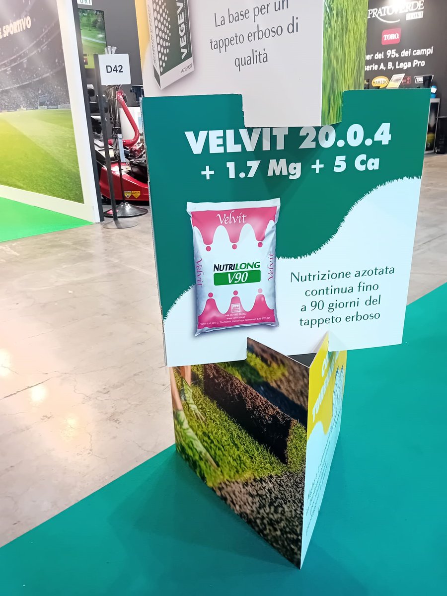 GreenBestLtd's tweet image. Our Sales and Product Development specialist Duco van der Veen is at the @MyplantGarden Expo in Milan today. You can find him at our distributor's booth: Unmaco (D39-PAD 20). He’ll be giving information about our @Velvit_Products Fertiliser products that are suitable for turf…