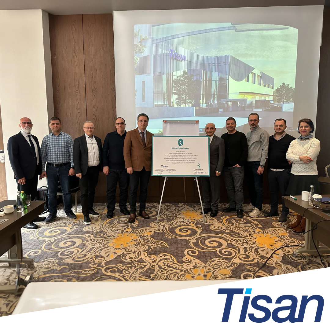 Tisan Mühendislik Plastikleri olarak, 16 Şubat 2024 tarihinde gerçekleşen imza töreninde, üyesi olduğumuz KalDer Türkiye Kalite Derneği ile EFQM modelini kuruluşumuzda benimsemek ve iş birliğimizi geliştirmek adına Ulusal Kalite Hareketi’ne katıldık.

#KalDer #UKH #UKHimzatöreni