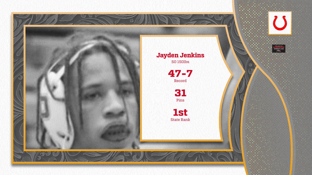 Our 3rd State Qualifier is Sophomore Jayden Jenkins, Jayden has a career record of 72-26 and is a first time qualifier.