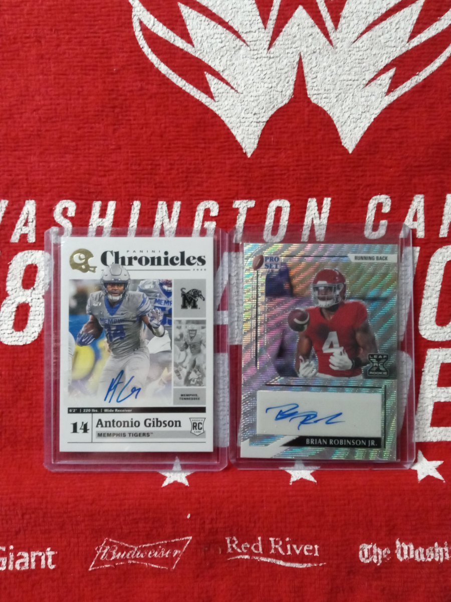 dcfyrecards's tweet photo. @_AustinFinley_ AG &amp; Brob $10 each.

SOTOS $5 each.

Wallace /10 $30 bmwt

$1.50 pwe
$5 bmwt https://t.co/iq7MTZmRcY