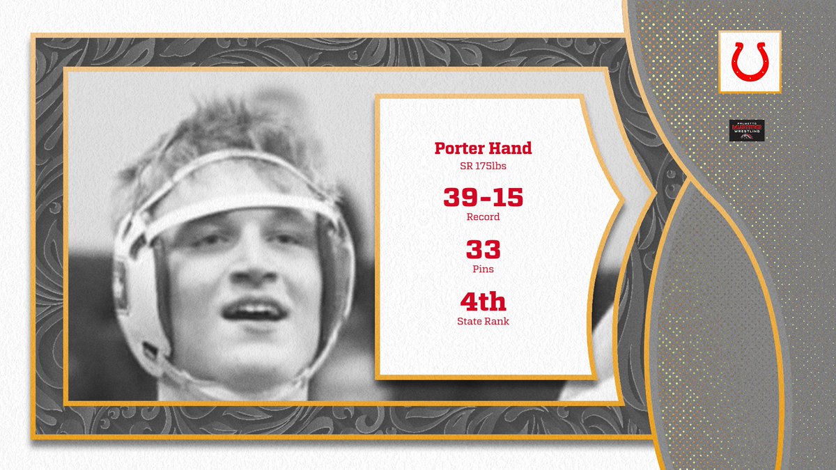 Our 4th State Qualifier is our only Senior Porter Hand, Porter has a career record of 72-51 and is a first time qualifier.