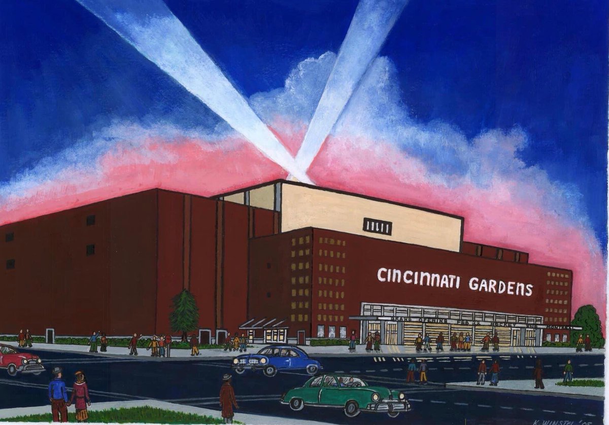 Cincinnati Gardens would have turned 75 today. It may be gone but it’s not forgotten. I have a treasure trove of memories that keeps Cincinnati Gardens alive.