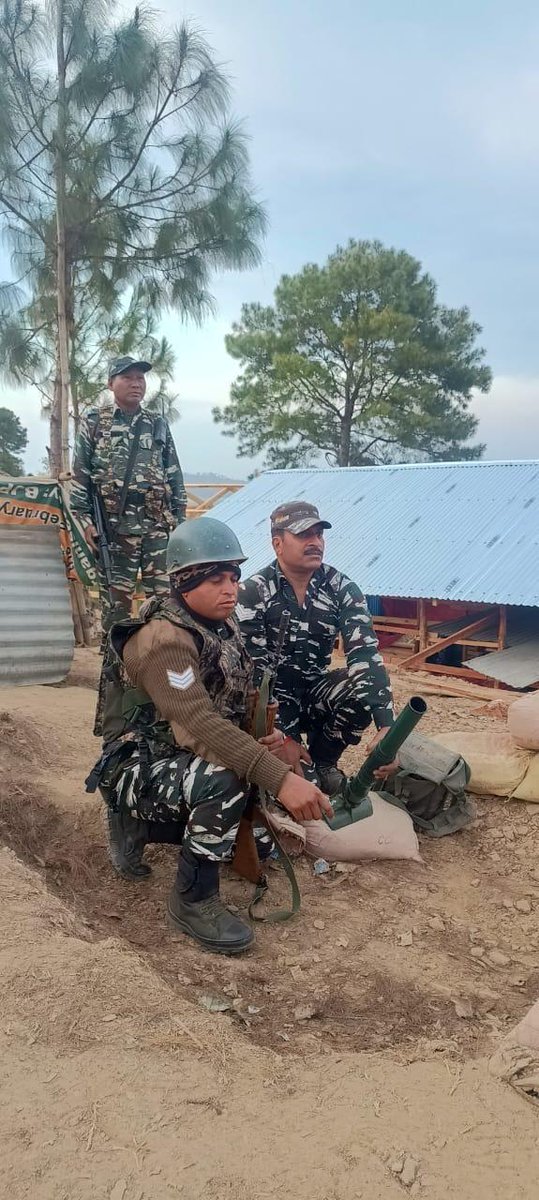 'Bishnupur's Bunker and outpost, manned by state forces & CAPF, uphold regional peace with a proactive approach, deterring Kuki conflict. #SecurityStrategy'

#Manipur @LogIQ_al @Sana10Meitei @Manipur12345 #MANIPUR_VIOLENCE
