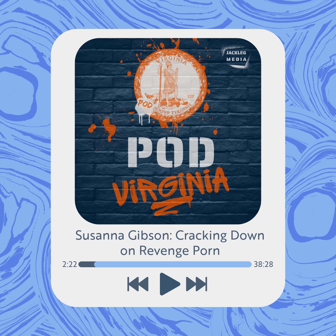 pod_virginia's tweet photo. .@SusannaSGibson makes her podcast debut on #PodVA
They discuss the WaPo story & the GOP smear campaign against her. Also Del Shin's anti-revenge porn bill
+ tidbits from the Speaker's Black & White Gala, VA Capital Correspondents' Assoc Banquet, & more
https://t.co/VhKTQC0Rul https://t.co/vODx6ttDpC