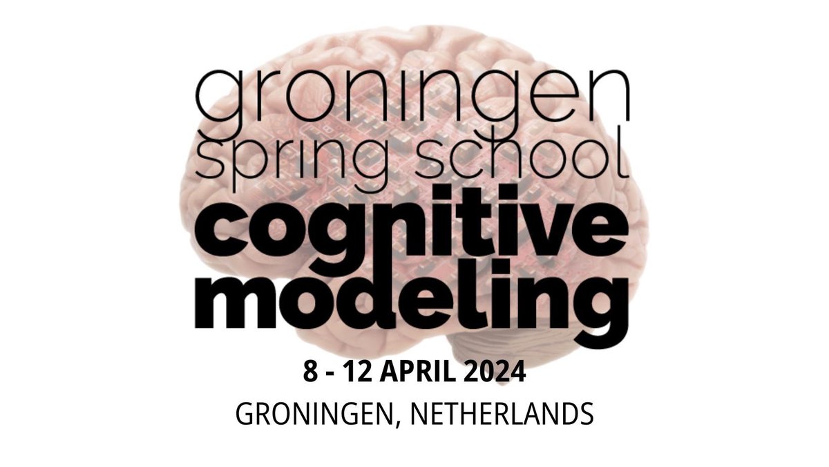 Places are running out for this year’s edition the Cognitive Modeling spring school! Go to the link in our bio to read more about this year’s edition and apply now!