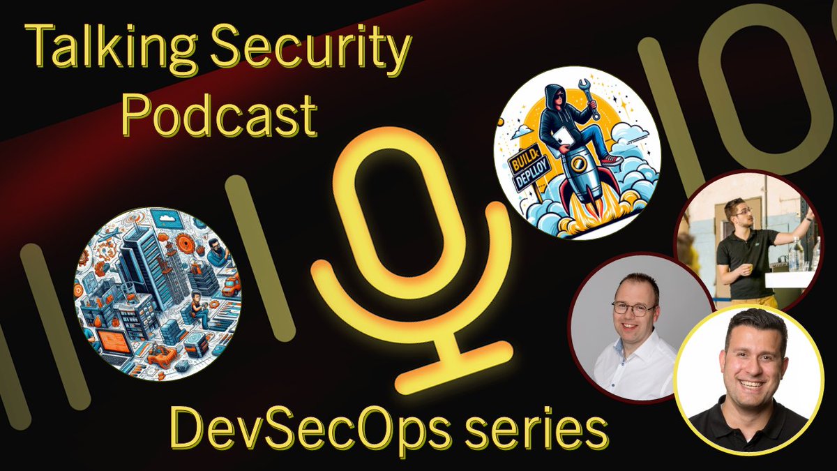 How secure is your build process and build environment? Check out the latest episode of the #TalkingSecurity podcast, we talk about Securing the Build Process and the Build Environment within #DevSecOps

Listen here: talkingsecurity.nl/podcast/securi…

<a href="/sandertenbrinke/">Sander ten Brinke | Microsoft MVP</a> <a href="/PKhabazi/">Pouyan Khabazi | MVP</a> <a href="/oudendorp/">Frans Oudendorp ☁ | MVP</a>