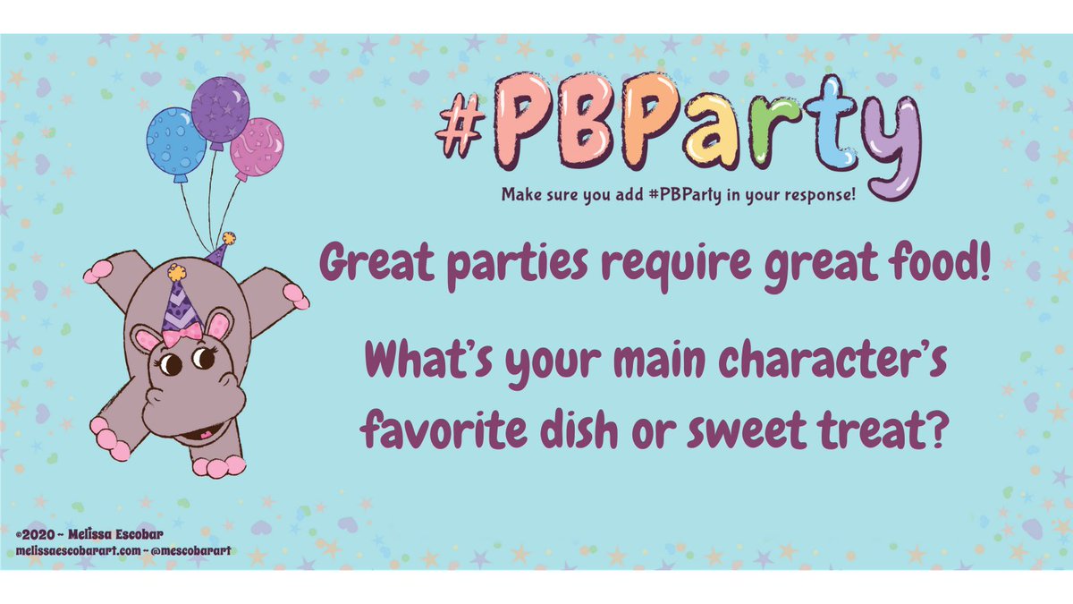 What an amazing PB day, #PBParty! Someone said it felt like a holiday where we should celebrate with cupcakes. That sounds great to me! 🧁🧁🧁 What's your MC's favorite dish or sweet treat? Even if it isn't in your book, it can help you get to know your character better.