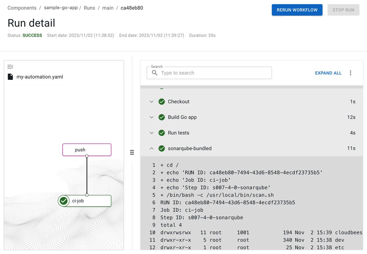 easy CI for dockerized apps ^^ <a href="/CloudBees/">CloudBees</a> #CloudBeesPlatform #CoolDevT