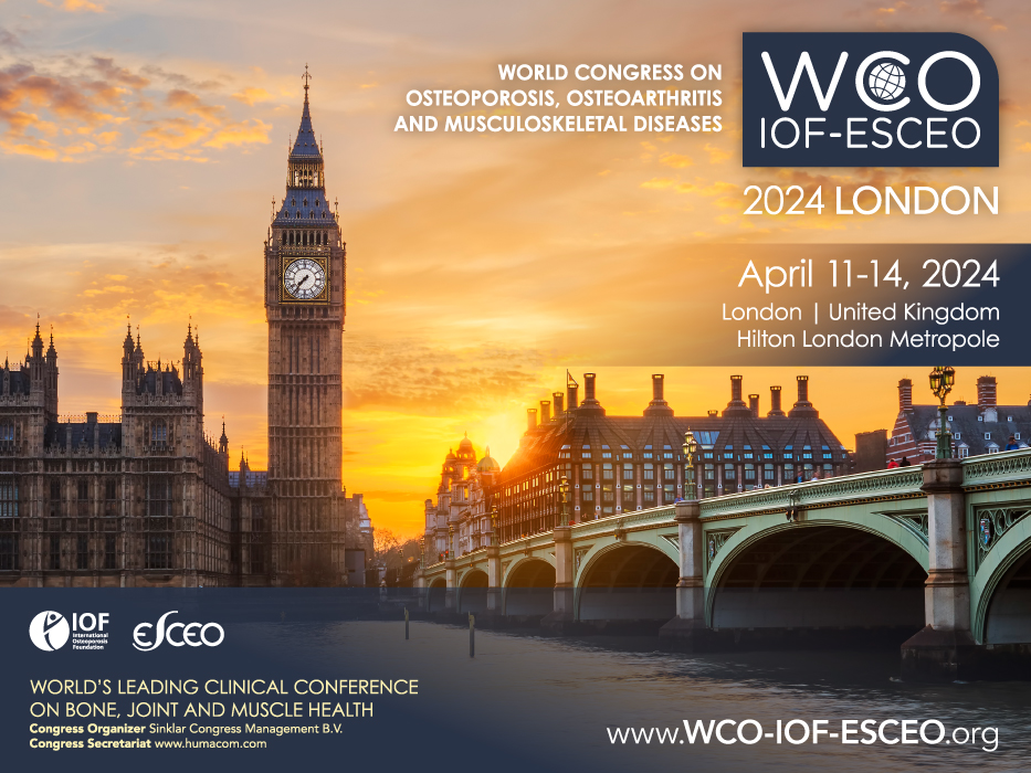 The World Congress on #Osteoporosis #Osteoarthritis &amp; #Musculoskeletal Diseases is on the horizon. Plan to join us in London from Apr 11-14th to learn about state-of-the art clinical practice &amp;  new research. 41 non-sponsored sympos announced!
Register👉 bit.ly/2CF6oaf