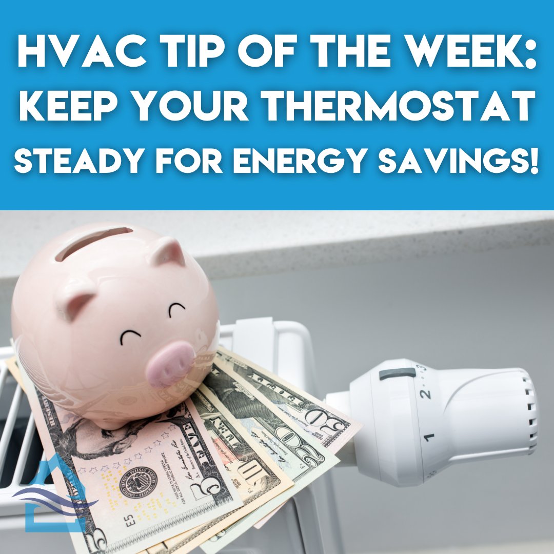 🌡️ Keep your thermostat steady for energy savings! 🌟 Avoid frequent adjustments and maintain a comfortable indoor temperature. Your HVAC system will thank you, and so will your wallet. 💰🏠 #EnergySavings #ThermostatTips #HVACEfficiency