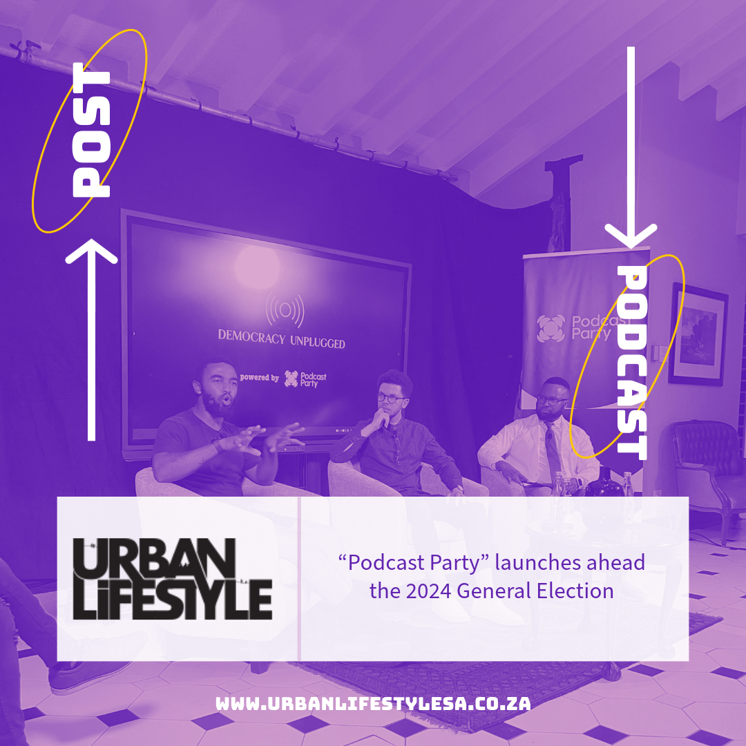 The @PodcastPartySA – a non-political party leveraging the power of content with the aim of addressing voter apathy & empowering South Africans with the knowledge they need ahead of the election. Visit #UrbanLifestyle with the link below to find out more. urbanlifestylesa.co.za/2024/02/22/pod…