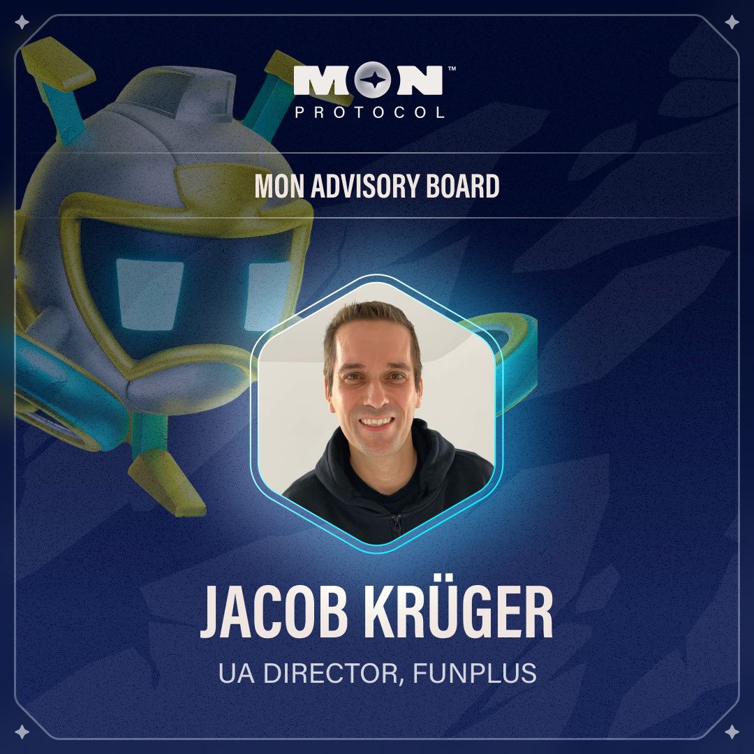 Introducing MON Protocol Advisor: Jacob Krüger With over 15 years of experience in mobile gaming user acquisition and marketing, Jacob Krüger is the UA Director at @FunPlusGames, a world-class independent game developer and publisher. Previously the head of user acquisition for…