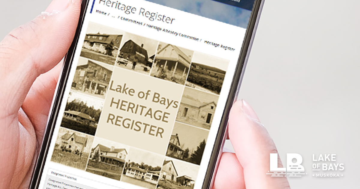 DYK the Township has a registry of designated properties under the Ontario Heritage Act? These gems hold cultural significance and contribute to our rich history! ✨ Explore our registry to learn about their stories and significance at lakeofbays.on.ca/HeritageRegist…

#HeritageWeek2024