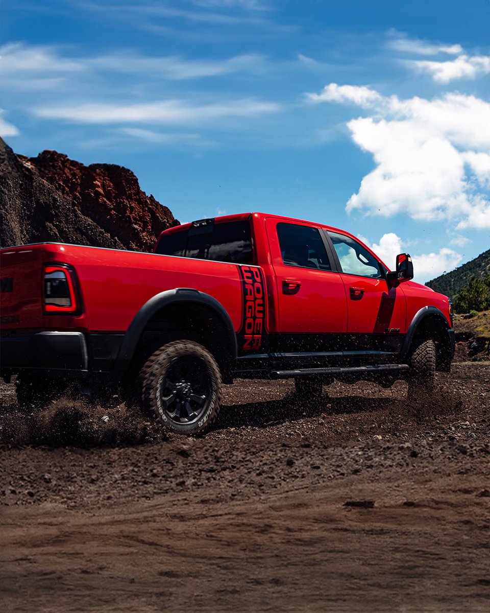 Never a dull day in a #PowerWagon